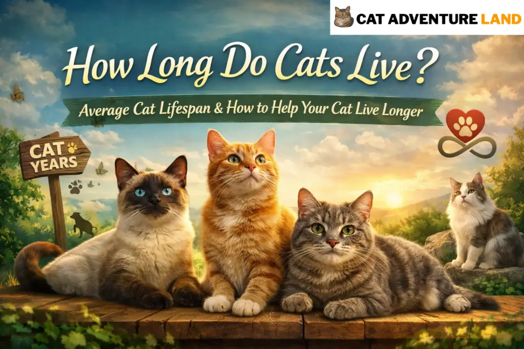 how long do cats live​