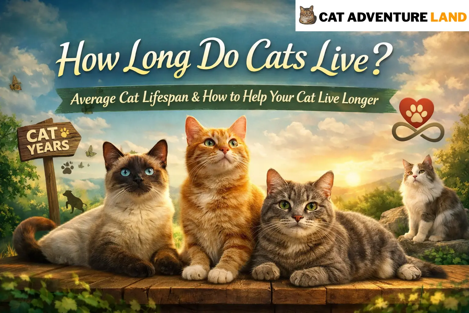 how long do cats live