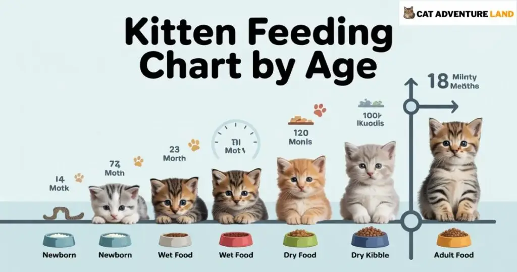 Kitten Feeding Chart by Age