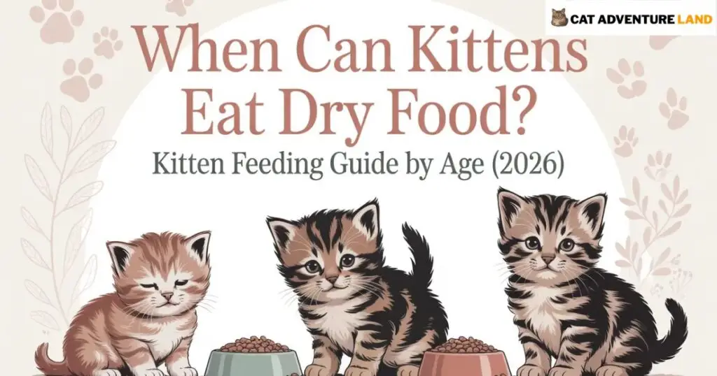 When Can Kittens Eat Dry Food? Kitten Feeding Guide by Age (2026)