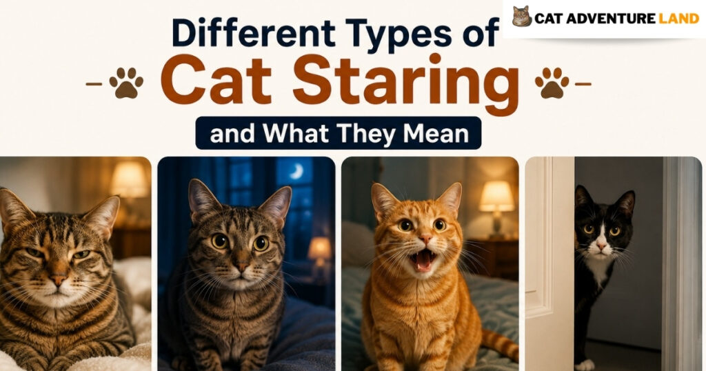 Different Types of Cat Staring and What They Mean