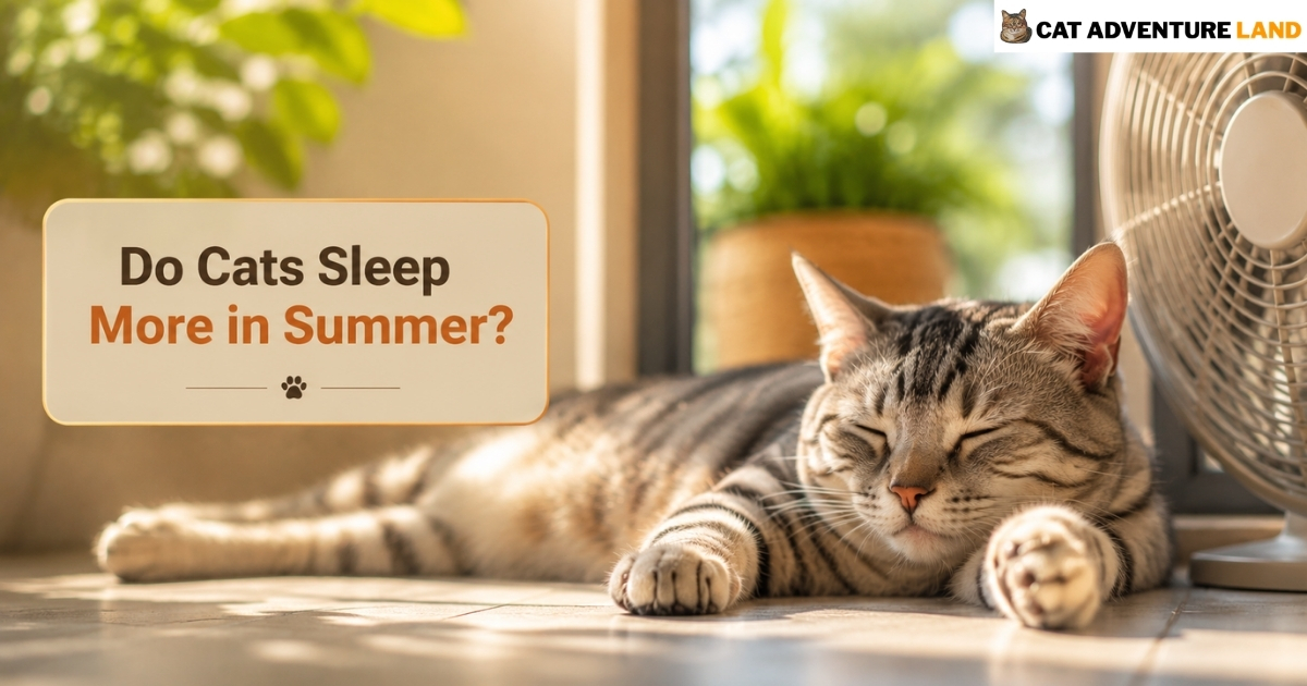 Do Cats Sleep More in Summer Normal Behaviour or Warning Sign