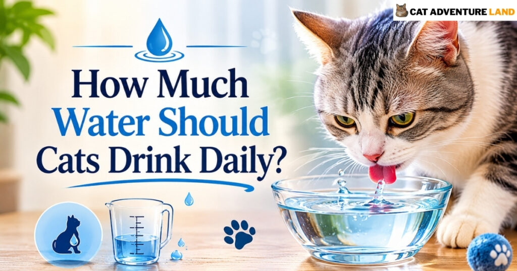 How Much Water Should Cats Drink Daily?