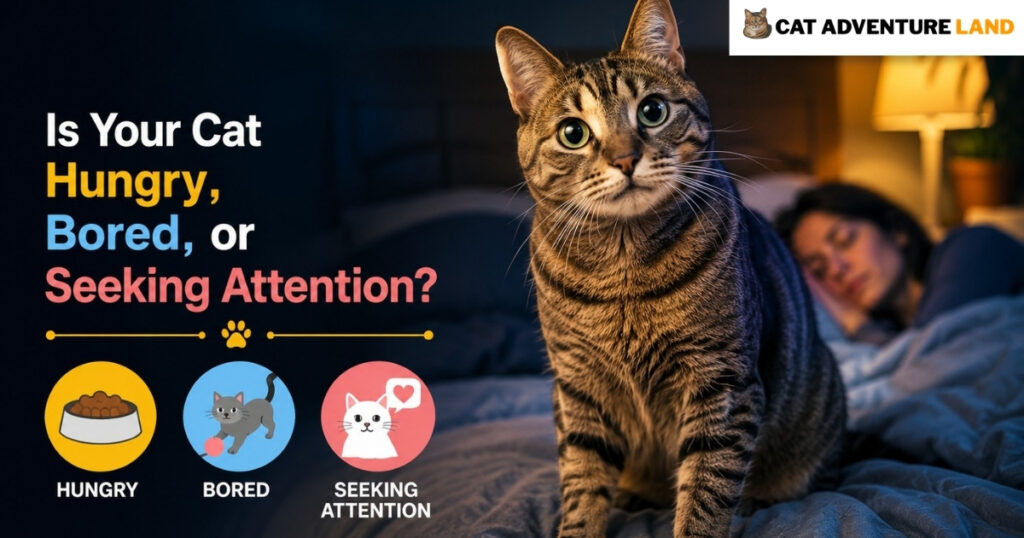 Is Your Cat Hungry, Bored, or Seeking Attention?