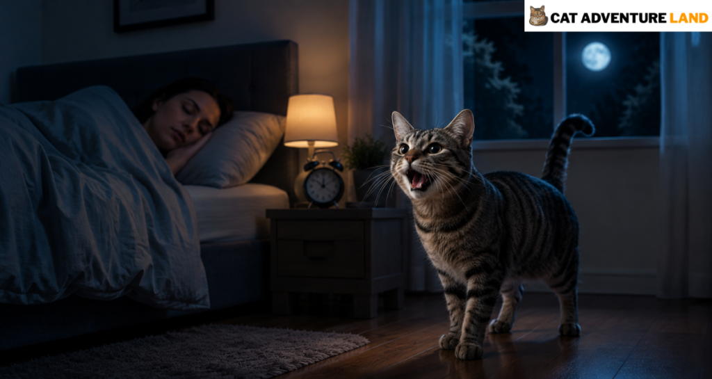Why Cats Meow More at Night