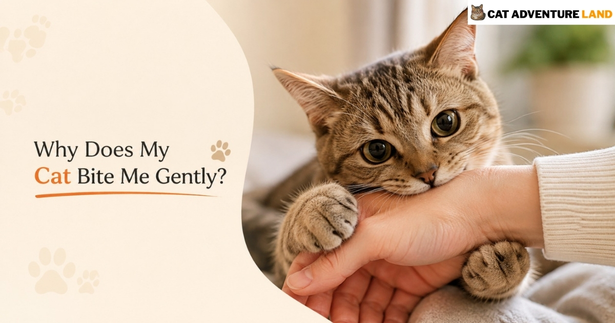 Why Does My Cat Bite Me Gently?