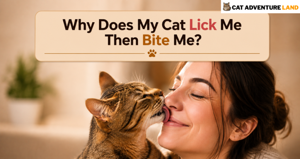 Why Does My Cat Lick Me Then Bite Me
