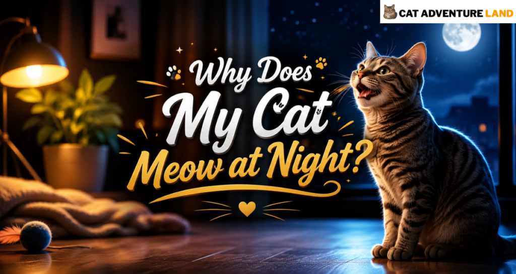 Why Does My Cat Meow at Night?
