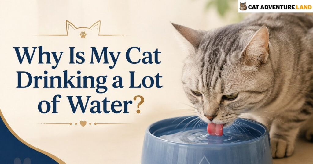 Why Is My Cat Drinking So Much Water?