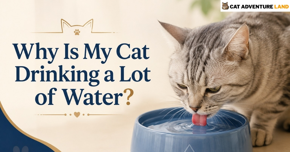 Why Is My Cat Drinking So Much Water?