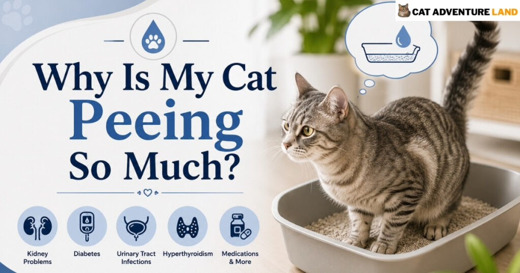 Why Is My Cat Peeing So Much? 